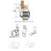 Cabinet Cam Locks Keyed Alike, 5/8 inch Toolbox Lock, Cabinet,