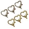 Krak13 Heart Carabiner Keychain Metal Fittings with Hooks, Stylish Carabiner,