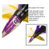 5Pcs Feather Trolling Fishing Lures Colorful Feather Jet Head Trolling