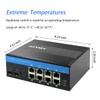 Network Switch 10 Port Gigabit Industrial Switch with 2 SFP
