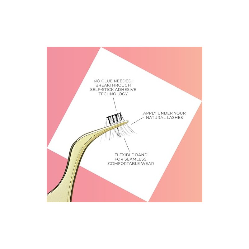 imPRESS KISS imPRESS Falsies No Glue Lash Extension Kit Press