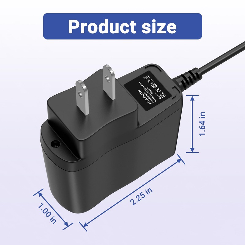 XHJTWOPY 5V 1A AC/DC Adapter for Zoom H4n H4nSP R16