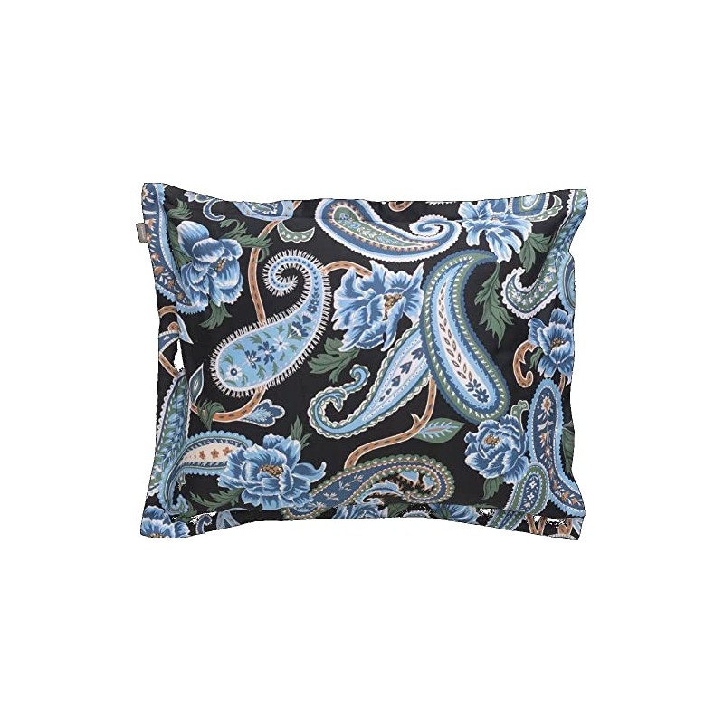 GANT Painted Paisley Pillowcase Evening Blue 40 x 80 cm