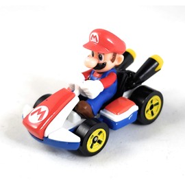 Hot Wheels Mariokart 4-Pack Exclusive Black Yoshi P-Wing Mario Bowser Luigi