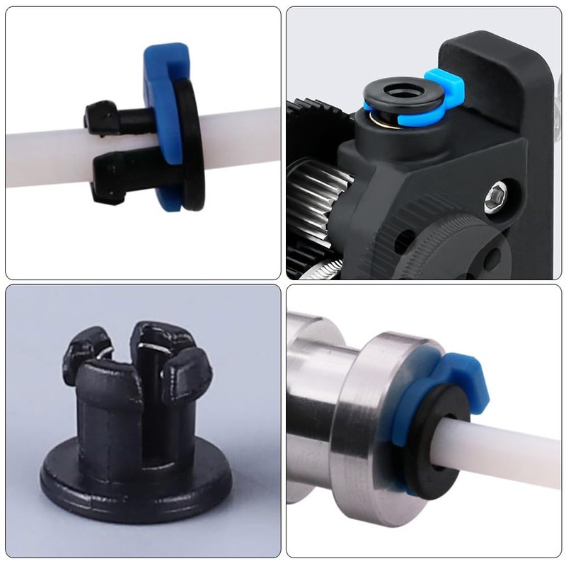 Baluue 3 Sets Tube Coupling Collet Clamp Clip, Radiator clamp