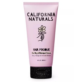 California Naturals Hair Mask, Deep Conditioner with Shea Butter for Dry, Damaged Hair, Nautral, Vegan, Paraben and Sulfate Free, Hydrating and Conditioning, For Curly, Frizzy, All Hair Types, 6 fl oz