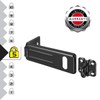 Master Lock 704EURDBLK Outdoor Door Padlock Hasp, Black, 11 x