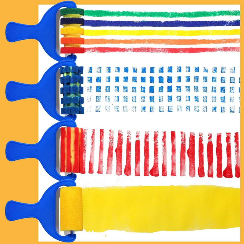 YGDZ Kids Paint Brushes, 12 Pack Washable Painting Brushes for