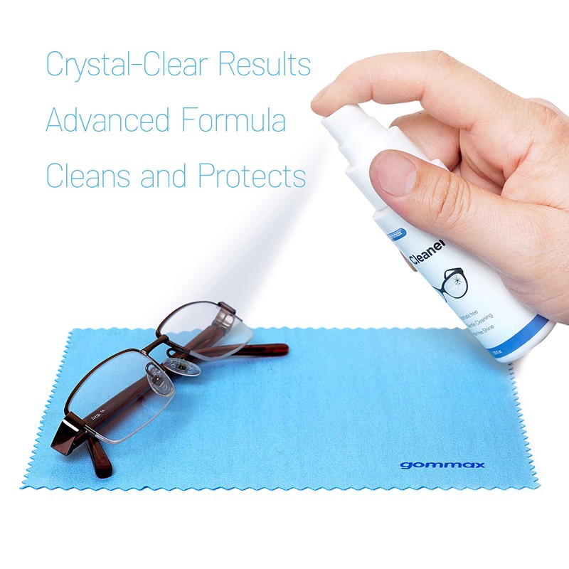 Lens Cleaner Kit with Glasses Cleaning Cloth, Eyeglass Cleaner Spray,