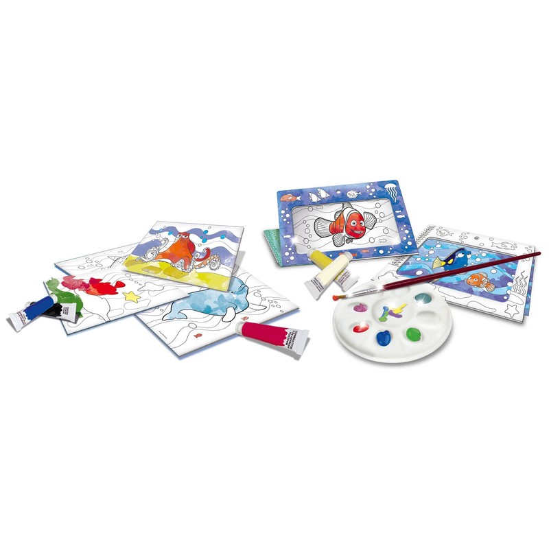 Liscianigiochi 54077 Painting School Finding Nemo/Finding Dory Spiel, Mehrfarbig