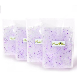Made4Pets Cat Litter Crystals Kitty Litter Odor Control Crystal Litter Non Clumping No scooping Low Dust, Low Tracking, Lightweight, Dehydrates Waste,Lavender– 13.2 lbs (4 x 3.3 lb Packs)