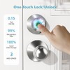 Fingerprint Keyless Entry Door Lock,Smart Deadbolt Lock with App Countrol,Biometric