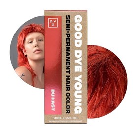Good Dye Young Tinte para El Cabello Semi Permanente Du Hast Rosa - Color de Cabello Temporal Protector Uv, Tinte para Cabello Rosa Acondicionador, Libre de Ppd, Dura 15-24+ Lavados, Vegano y Libre de