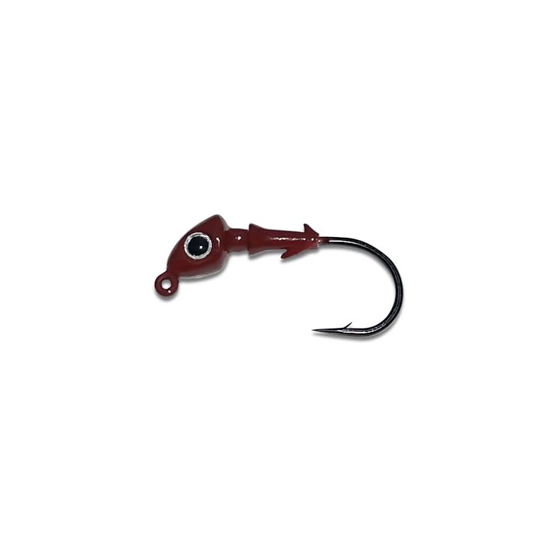 Fish On Tackle 1/4 Oz Jig Head - Red -