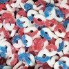 Candy Retailer Gummi Red White Blue Freedom Gummy Rings 1
