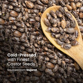  Nat.../ Habit Everyday Cold Pressed 100% Pure Castor (Arandi) Oil for Skin & Hair With Vitamin E, Omega-6 & 9, Mineral Free - (200 ml)