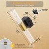 JandCase 180° Rotating Night Lights Plug into Wall, 2 Pack