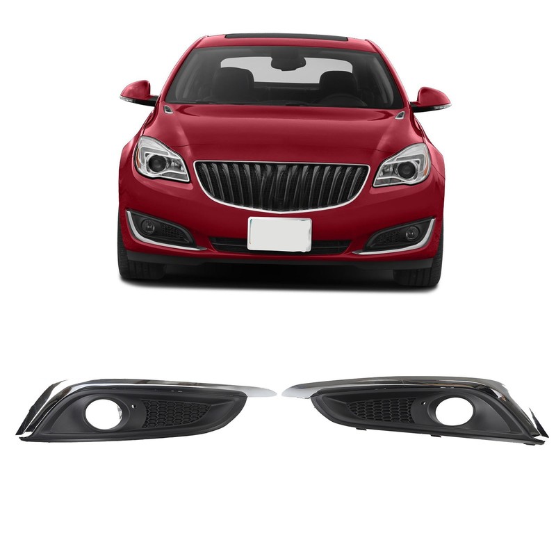 1Pair Fog Light Covers 23142357 Stylish Durable Impact Resistant Front
