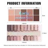 10 Eyeshadow Palette, Neutral Nude Pink Matte Eye shadow Makeup,06