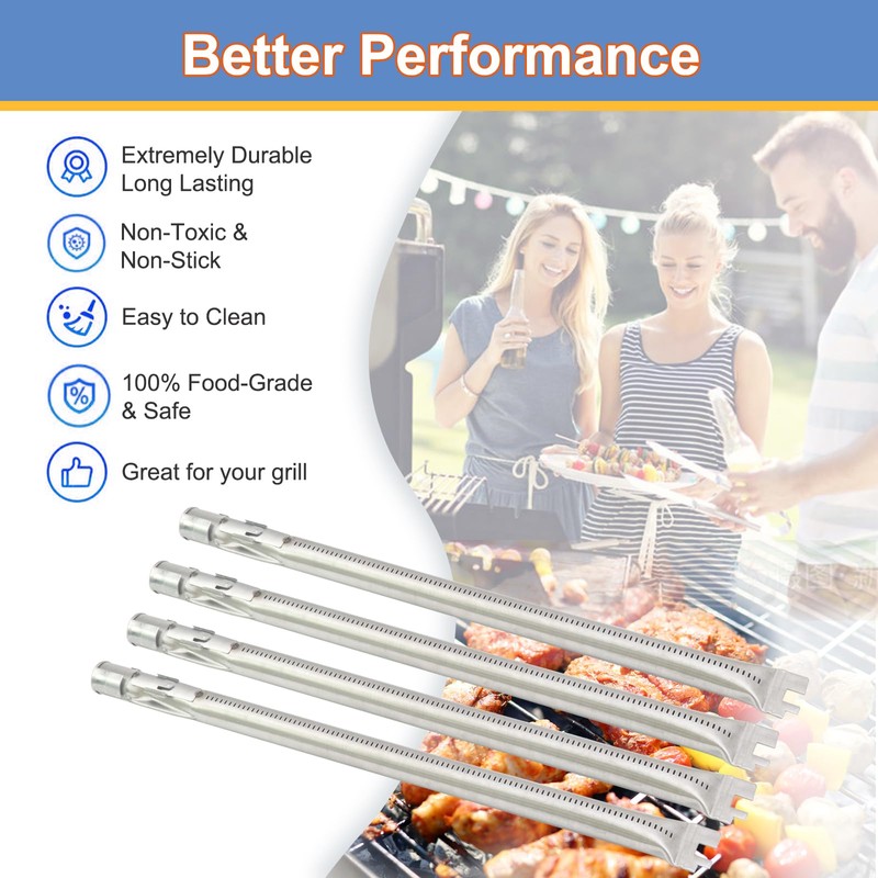 Derurizy 19.5" 62752 Grill Burner Set for Weber Genesis 300