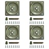 WEICHUAN Furniture Legs Mounting Hardware Sets - Include 5/16" -18