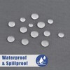 Moosfor Round Spandex Table Cloth, Elastic Fitted Waterproof Tablecloths for