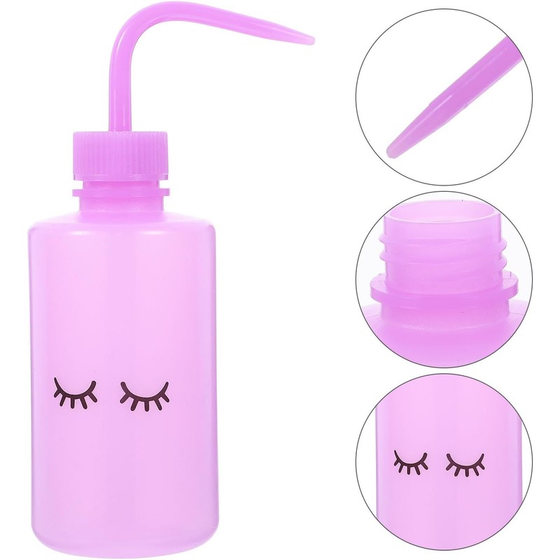 Botella Exprimible para Limpieza de Pestañas 250 Ml, Set de
