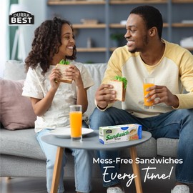 DURRA BEST. Fold Top Sandwich Bags, Plastic Bags 100-Count