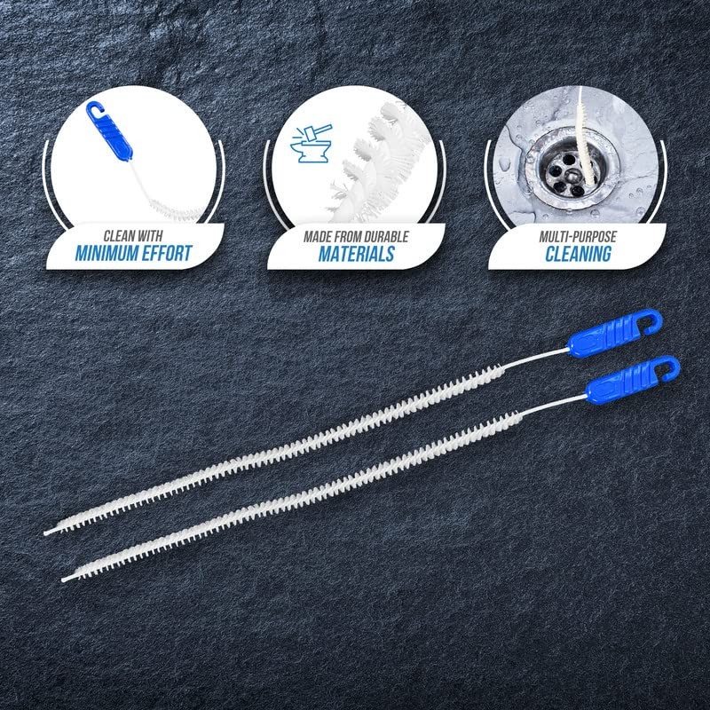 Flexible Drain Sink Cleaning Brush Unblocker - Plug Hole Hair