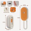 4 in 1 Cat Steam Brush for Shedding, Rechargeable Cat