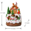 Christmas Village Houses, Christmas Collectible Buildings Decoration Musical Christmas Village