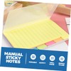 Operitacx Notebook Grocery List Notepad Notes Sticky Yellow Notepad Sticky