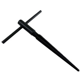 WEDGE Tapered Reamer | "T" Shaped Handle for Enhanced Control | Durable Carbon Steel | For 1/8" (3.2 mm) to 1/2" (12.7 mm) Holes | Perfect for Wood, Plastic, Metal, Wallboard