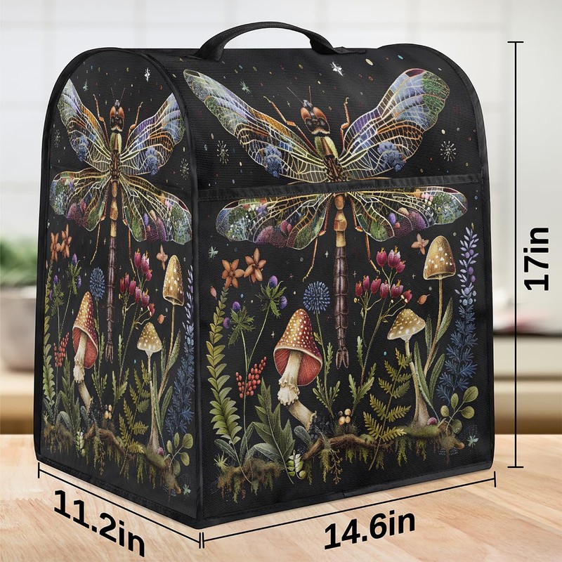 Kitchen Aid Mixer Cover Animal Dragonfly Flower Stand Mixer Cover