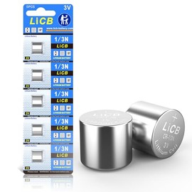 LiCB - Batería LiCB CR1/3N de litio 3V Pilas de litio 1/3N (paquete de 5) - Top Quality