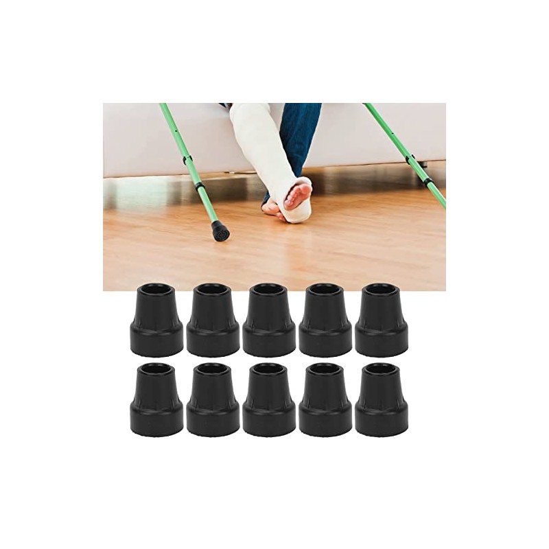 10pcs Rubber Crutch Tip with Slip Resistance for Heavy Duty