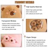 Aiuidun Capybara Plush with 6 Cute Babies Capybara Stuffed Animals,a