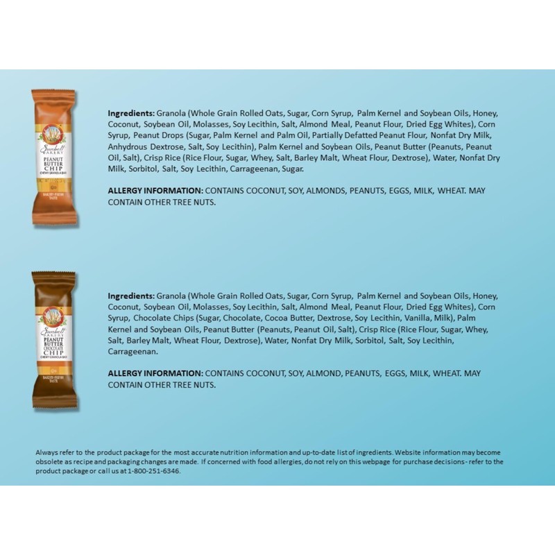 Sunbelt Bakery Peanut Butter Lovers Pack, 2 Flavor Chewy Granola