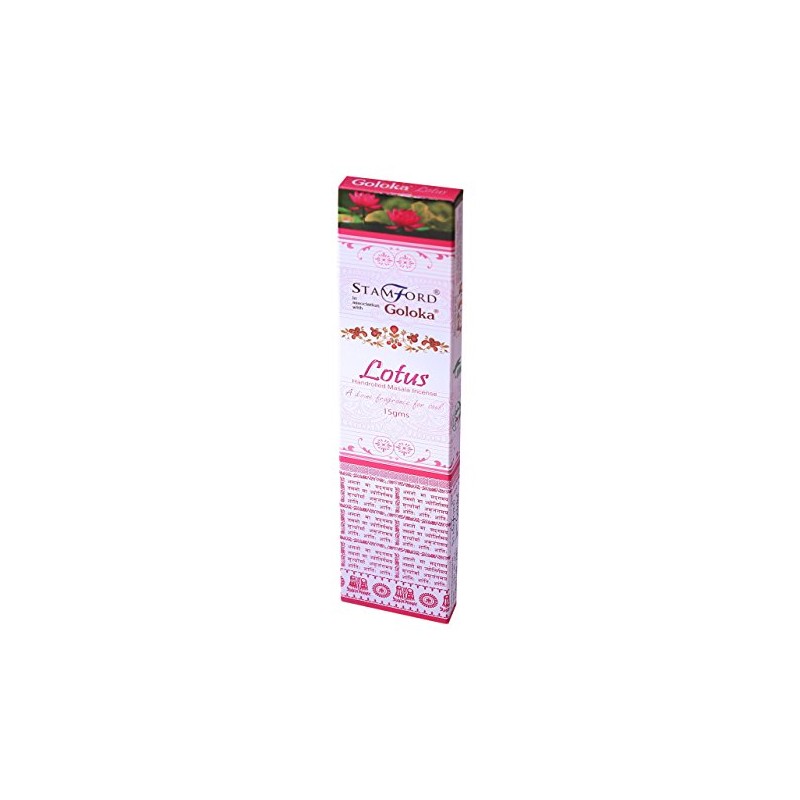 Goloka Lotus Incense, 15 Gms x 12 Packs