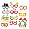 Sosoport 3sets Summer Fruit Glasses for Fun Party Photo Booth