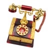 Dial Telephone Shaped Music Box Exquisite Retro Music Jewelry Box