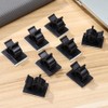 Organizadores de Cables Adhesivos 50 Piezas Clips Multifunción de Plástico