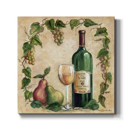 Renditions Gallery Pinot Grigio Veneto Wall Art, Premium Gallery Wrapped Canvas Decor, Ready to Hang, 24 in H x 24 in W, Made in America Print