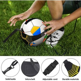xuntuo Football Kick Trainer Soccer Training Football Training Equipment for Kids and Adults Hands Free Solo Practice for Football Skills Improvement