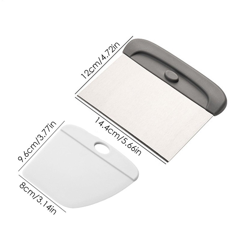 Bench Scraper - Practical Strong Kitchen Scrape Pastry Scraper -