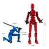YNTOXIN 4PCS T13 Action Figures Set Lucky 13 Action Figure