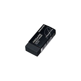 Kokuyo Rectangular Plastic Eraser Resare Premium Type Poppy-91 [Bulk Purchase Set of 10] Black