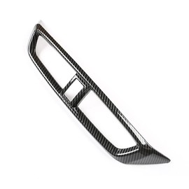 YOFAMO for CRV 2017-2022 Air Vent Trim Central Consoles Wind Outlet Panel ABS Carbon Fiber Grain Dashboard Stickers for CR-V CRV 2017 2018 2019 2020 2021 2022 LX, EX, EX-L, Touring, Hybrid