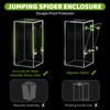 Jumping Spider Enclosure Kit Acrylic Terrarium Reptile Enclosure Accessories Insect