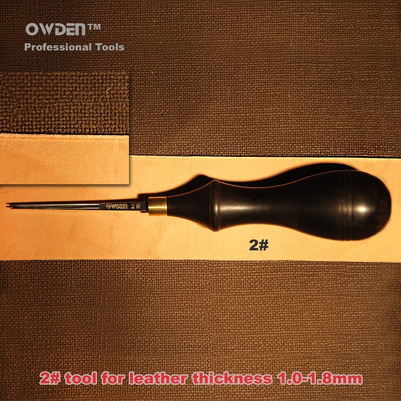 OWDEN Professional Leather Edge beveles for Leather Craft (2#),Leather Tool